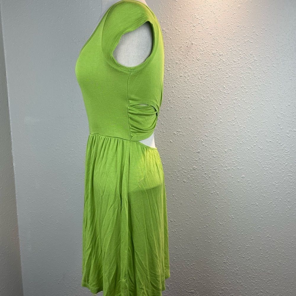 Pre-Loved Bella D Womens Green Midi Dress with Open Back Size M - Picture 3 of 7